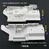 Máquina Overlock W4 Acessórios de Corte para Painel de Porta Corte Plano Alimentador de Rolos Modificado Mesa de Costura Alargada Painel de Porta Máquina de Costura Industrial