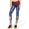 2024 Ropa Europea y Americana Verano Nuevo Leggings Ajustados Estampado Gráfico Personalizado Impresión Digital Pantalones Lápiz Pantalones de Yoga para Mujer