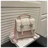 Mochila Casual Tendência e Única Minimalista Moda Primavera 2026 para Mulheres Estilo Nicho Bolsa de Ombro Duplo