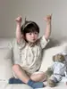 Conjunto de Pijama Infantil Ancaiyue Manga 3/4 para Meninos Classe A Fibra de Bambu Modal