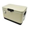 Caja de incubación de hierro vintage de 30 litros para exteriores, para coche, para camping, barbacoa, hielo, alimentos frescos, refrigeración y congelador.