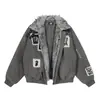 2025 Moda Creativa Tendencia Mujer Color Sólido Cuello de Piel Casual Forro Polar Algodón Chaqueta Venta al por Mayor Fuente Directa 34