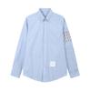 Camisa TB JL Marca da Moda Manga Sarja Estampa Quatro Barras Nova Casual Business Camisa de Casal para Homens e Mulheres
