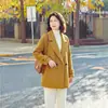 Abrigo de Lana de Longitud Media para Mujer Holgado 2026 Otoño Invierno Ropa para Mujeres de Mediana Edad y Mayores Top de Lana Elegante Abrigo de Lana de Doble Cara