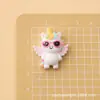 Accesorios de Resina para Manualidades de Dibujos Animados Adornos Unicornio de Verano Pegamento de Crema Pinza para el Cabello Funda de Teléfono Hebilla de Zapato Colgante de Llavero