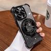 Adecuado para Funda de Teléfono con Soporte Magnético para iPhone 17, Nuevo Modelo Apple 18Promax Funda Anti-Caídas con Airbag 1615 Moda