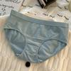 Calças de Tempo Simples Confortáveis de Algodão Puro Estilo Japonês para Menina Simples Cintura Média Alta Elástica Algodão Puro Crotch Calcinhas Skin-friendly para Mulheres