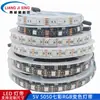 Fita LED Colorida Dimerizável 5V 5050 RGB com Caixa de Bateria, Power Bank, USB, Conveniente para Barracas de Rua e Acampamento, Fita LED com Epóxi