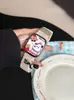 Pingente de Gato e Cachorro Pulseira de Relógio Magnética Tecida Adequado para Apple Watch iWatch 12ª Geração 11/10Ultrase
