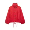 Comercio exterior transfronterizo ZA ropa europea y americana para mujer, popular en AliExpress, chaqueta de aviador casual de moda con cuello alto