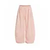 Pantalones de pierna ancha con estampado integral de estrellas y lunares estilo americano para mujer, holgados, adelgazantes, versátiles, sensación perezosa y relajada, Pantalones casuales tipo cimitarra de baile
