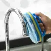 Escova de Limpeza de Cozinha com Cabo Esponja Grossa Esfregão para Prato Panela