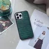 Cuero de Alta Gama Patrón Cocodrilo Adecuado para Carcasa de Teléfono Móvil Apple 16/17 Promax iPhone 13/14 Todo Incluido Nuevo Estilo