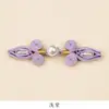 Botones de broche para collar Hanfu, broche de cuatro aros estilo chino con forma de capullo de tulipán, botones retro para accesorio de ropa de traje Xiuhe Tang