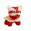 Adorno de Danza del León 2026 Año del Caballo Decoración de Año Nuevo Juguete de Peluche Decoración Arreglo de Escena Escritorio Sala de Estar Entrada Regalo