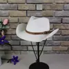 Sombrero de Vaquero Occidental Primavera y Verano Simple para Pareja Sombrero de Vaquero Sombrero de Paja Hombres y Mujeres Pueden Usar Sombrilla de Playa Sombrero de Jazz