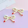 Laços Coloridos de Bolinhas Acessórios DIY Grampos de Cabelo Feitos à Mão Acessórios de Cabeça Capas para Celular Adesivos para Copo de Água Materiais para Sapatos de Brinquedo