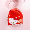 Mochila Mini de Dibujos Animados Billetera para Monedas Bolsa de Monedas Estilo Mini Mochila Escolar Colgante para Llaves
