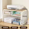 Estante de Almacenamiento Multifuncional para Impresora de Casa Organizador de Documentos Archivos Papelería Estante de Colocación para Copiadora Pequeña