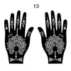 Plantillas Populares de Tatuaje de Henna Transfronterizas, Plantillas de Tatuaje Temporales para Manos, Plantillas para Pintura de Manos de Boda, Plantillas para Pintura de Manos de Escenario