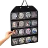Bolsa Colgante para Guardar Insignias de Fabricante Original, Estante de Exhibición de Insignias Montado en la Pared sin Taladro, Bolsa de Almacenamiento de Grano Egyuren