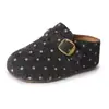 Bolsa para aumentar altura de pessoa baixa, chinelos de meia cabeça, sapatos femininos 2026 Outono novo estilo, sola grossa, sapatos Birkenstock, slip-on, sapatos casuais para pessoa preguiçosa