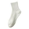 Calcetines gruesos de 47 g hasta la mitad de la pantorrilla para hombre, otoño e invierno, nuevos calcetines de algodón de color puro, negro, blanco, gris, calcetines simples casuales, venta al por mayor