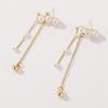 Pendientes Largos de Borla de Perlas Artificiales de Alta Gama Estilo Retro Europeo y Americano Pendientes Elegantes con Temperamento para Mujer