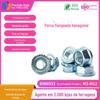 Porca DIN6923 Aço carbono galvanizado Porca de flange hexagonal de travamento M8M10 Porca impermeável anti-afrouxamento Personalizado não padronizado