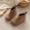 Botas Martin para Niñas 2026 Otoño/Invierno Nuevo Estilo Moda Infantil Botas Cortas Retro para Niños Pequeños y Niños Pequeños Niñas Suela Suave Botas Birkenstock