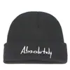 Gorra sin visera con letra bordada otoño e invierno gorro de lana tejido comercio exterior transfronterizo AliExpress Amazon gorro nuevo