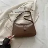 Bolso de hombro retro estilo coreano para mujer, nueva colección otoño 2026, bolso de axila elegante y moderno, bolso pequeño cuadrado de axila