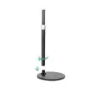 Fábrica de Origen Soporte de escritorio para iluminación en vivo Varilla extensible Varilla telescópica elevable Diente exterior de 1/4 con base de disco