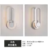 Luminária de Parede Oval Pequena Minimalista Moderna para Corredor de Escada Lâmpada LED para Quarto ao Lado da Cama Luminária Criativa para Parede de Fundo da Sala de Estar