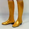 Cobre-sapatos de Dança Nezha, Meias de Performance Tibetanas e Mongóis, Sapatos de Performance de Dança Étnica, Botas Vermelhas, Pretas e Prateadas para Homens e Mulheres