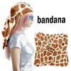 Impresión Digital Transfronteriza Elegante para Viajes Diarios Bufanda Cuadrada con Estampado de Jirafa Versátil Bufanda de Seda Moda Urbana Tendencia Moda Femenina