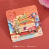 Imán de Refrigerador de Metal Harbin Beijing Hangzhou Nanjing Xiamen Shanghai Monumento de la Ciudad Guochao Wenchuang Imán de Refrigerador