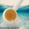 Peine para Gatos con Agujas de Acero Inoxidable, Peine de Agujas para Mascotas para Eliminar el Pelo Suelto, Eliminación de Pelo con un Solo Toque, Masaje y Aseo, Peine para Mascotas