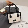 Bolso Tote Nuevo para Mujer 2025 Textura de Alta Calidad Ins Retro Versátil Elegante Gran Capacidad Bolso Cuadrado Pequeño