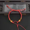 Pulsera de Hilo Rojo para el Año de Nacimiento, Hilo para Pulsera DIY Semi-Terminado Estilo Tíbet, Hilo para Accesorio de Joyería de Hilo Rojo para Hombres y Mujeres