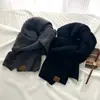 Bufanda de Lana Tejida de Color Sólido Estilo Coreano para Otoño e Invierno, Cálida y Versátil, Elegante Protección para el Cuello Contra el Frío