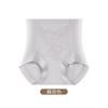 Pantaletas de Cintura Alta para Mujer con Control de Abdomen, Satén con Relieve de Encaje, Sin Costuras, Levanta Glúteos, Entrepierna de Seda de Morera, Cintura Anti-Enrollamiento