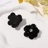 Flor de camélia tridimensional com lantejoulas e cravejada de diamantes de luxo, decoração DIY para sapatos, acessório floral feito à mão para roupas e cabelo