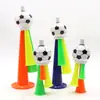 Accesorios para Animación de Eventos Deportivos Cuerno de Fútbol Silbato Infantil Juguete Fiesta de Animación Estudiantil Soporte