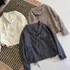 Jaqueta Trench Coat Curto Feminina 2026 Outono Novo Estilo Coreano Solta Casual Versátil Senso de Design Jaqueta de Nicho Top