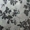 Camisola Transparente de Malla Estampada Estilo Comercio Exterior con Abertura Alta, Ropa de Casa Larga Sexy