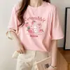 Ropa de lactancia de manga corta Camiseta de mujer embarazada ropa de lactancia de verano Camiseta para uso exterior de medio manga ropa posparto de primavera y verano