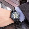 Reloj de Negocios Popular Transfronterizo con Esfera Hueca, Reloj con Galvanoplastia al Vacío, Reloj Mecánico Totalmente Automático para Hombre, Venta Directa de Fábrica