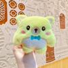 Nova boneca de pelúcia pequeno urso gordo broche ornamentos mochila chaveiro pequena mercadoria atacado casal boneca pequena jóias