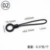 Hebilla de anillo circular para cordón de teléfono móvil, disco DIY, cuerda para teléfono móvil, hebilla de avión unisex, cuerda para colgar funda de teléfono móvil
